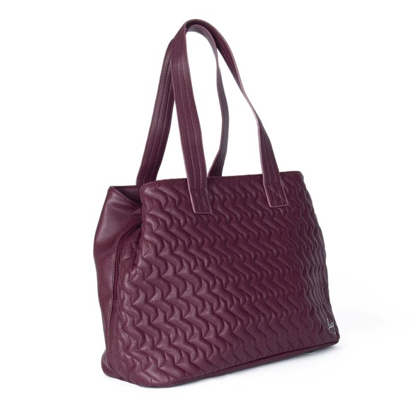 Lug Tempo classic VL tote bag in wine - Picture 5 of 14